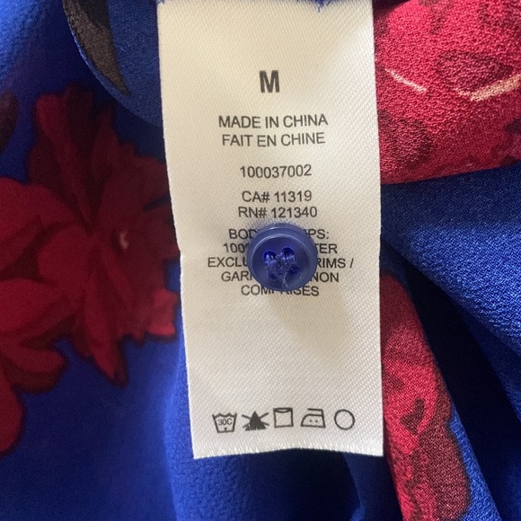 Floral Peplum Blouse - Picture 6 of 7